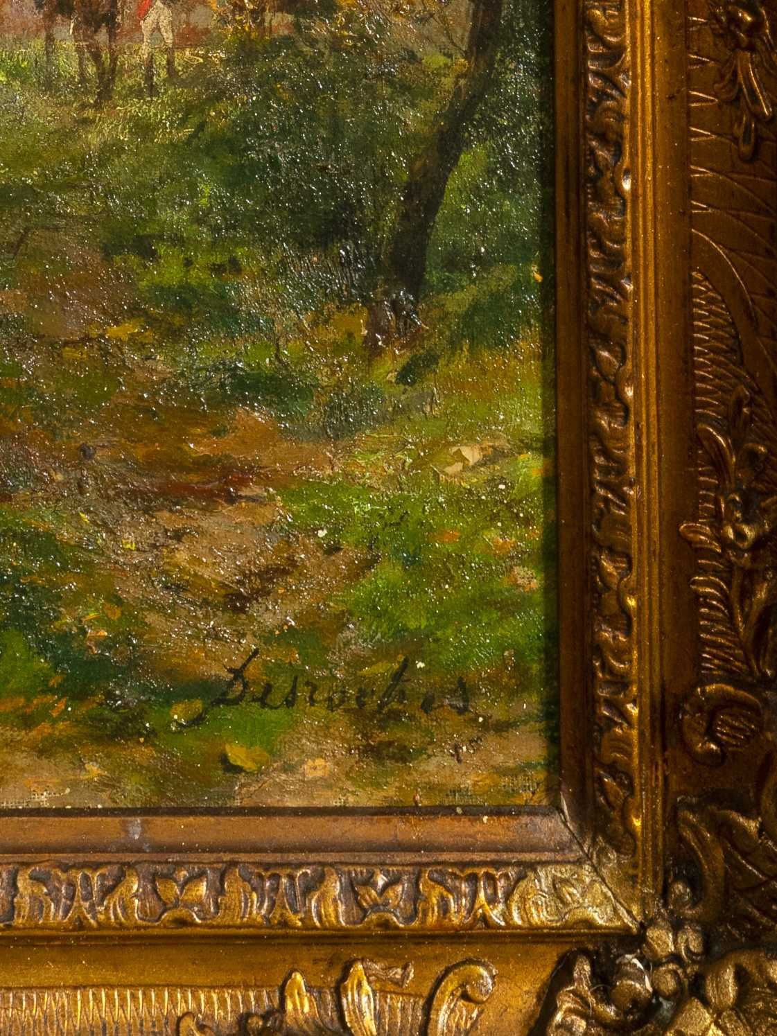 Pintura outono caça raposa | século XX