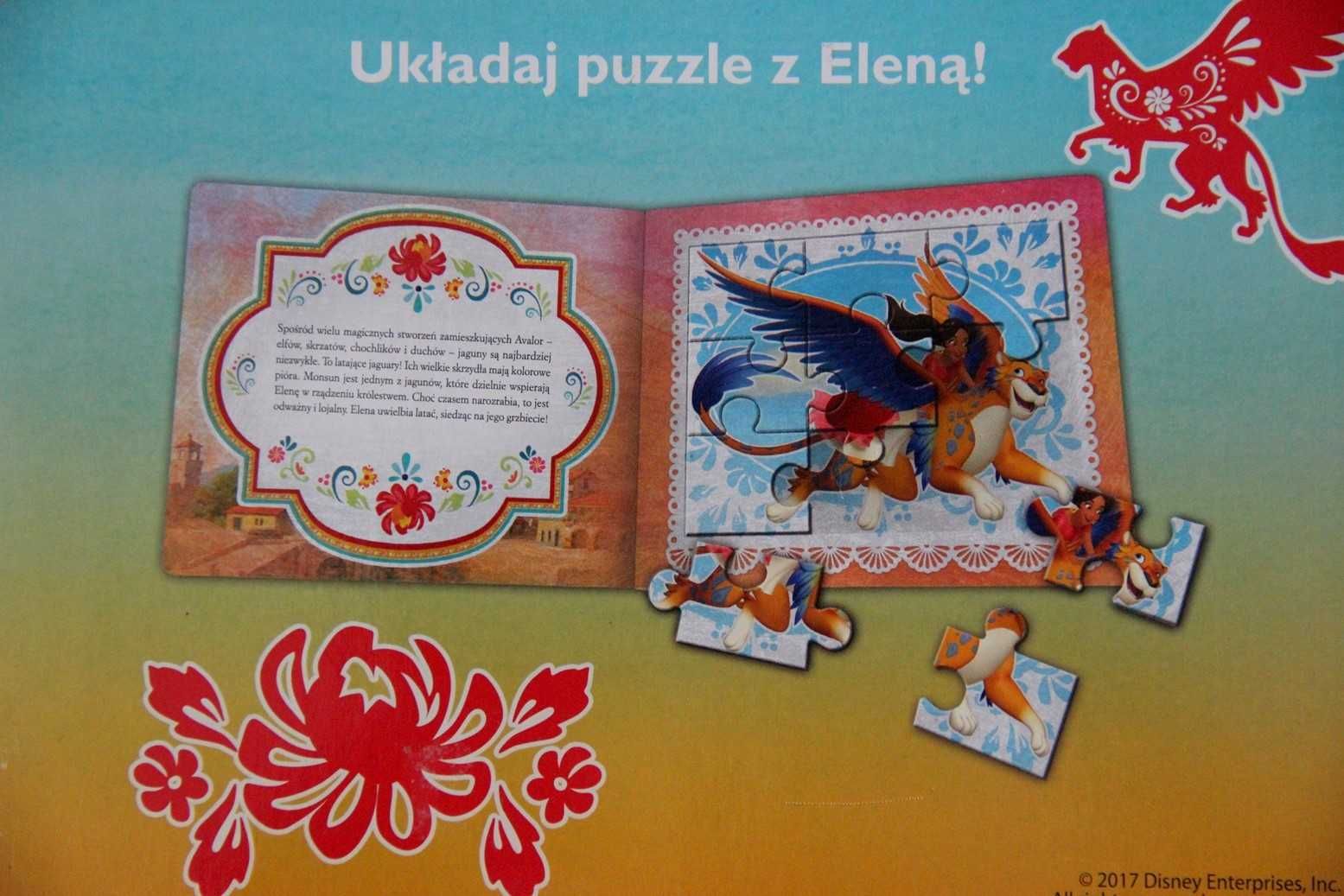 Elena z Avaloru - książeczka puzzle Disney Egmont + GRATIS