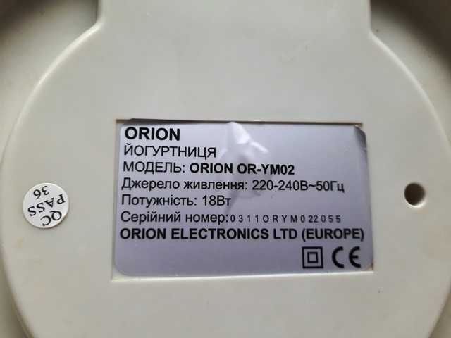 Йогуртница ORION OR-YM02