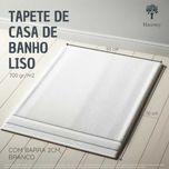 Tapete de casa de banho liso - 50x70 cm (700gr/m2) (40% DESCONTO)