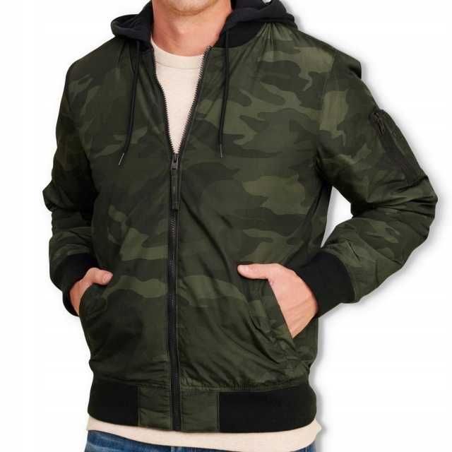 Kurtka Hollister Camo Bomber Jacket  L - Wiosna