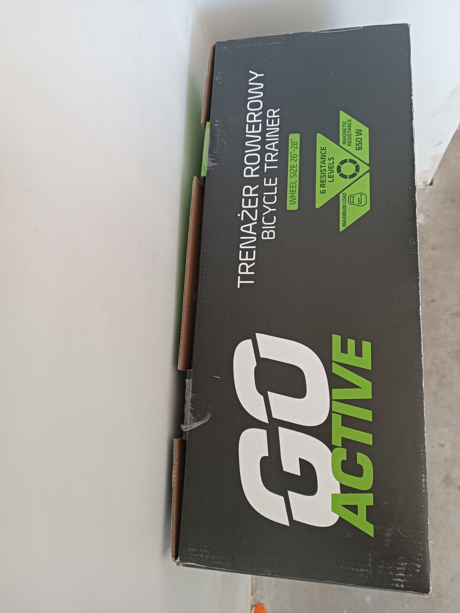 Trenażer rowerowy 26”-28” Active Go 650W 120k