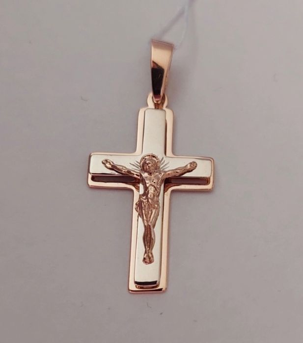 Золотий хрестик арт.39821 585 проба новий