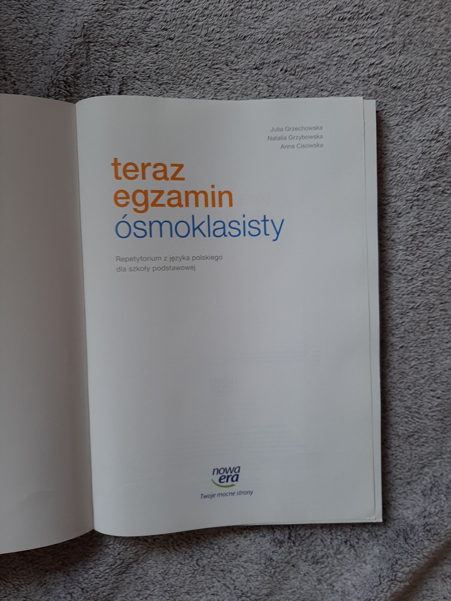 Teraz egzamin ósmoklasisty repetytorium język polski