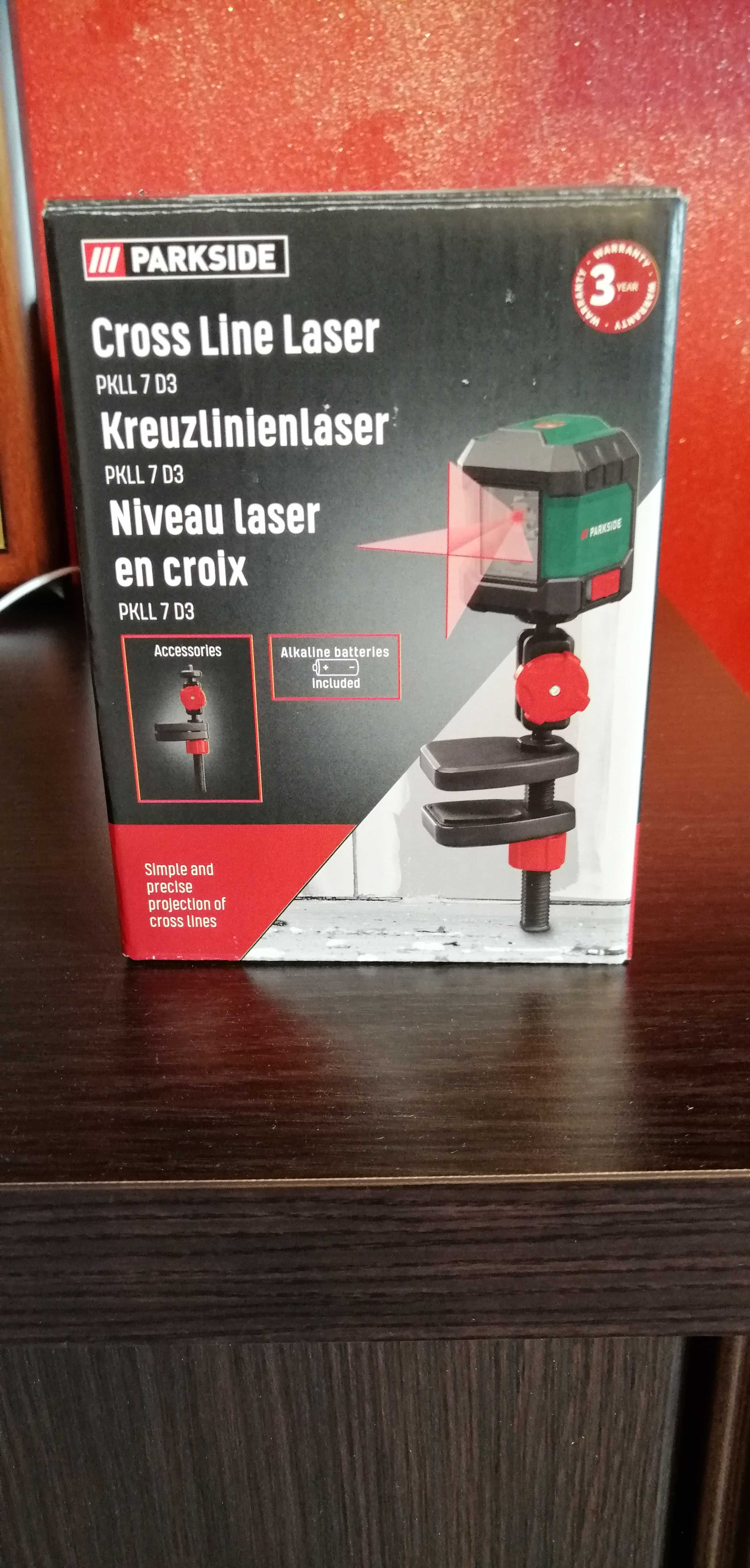 PARKSIDE® Laser krzyżowy PKLL 7 E4, z zaciskiem