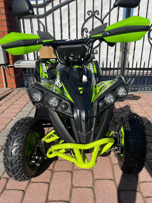 Quad elektryczny 1200W 48V koła 6 cali LICZNIK + LUSTERKA Mini quady