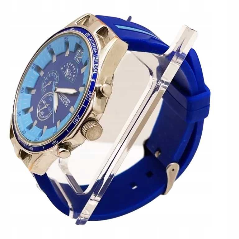 Analogowy Klasyczny Zegarek AFM Męski Atlas For Men Watch Blue + Pasek