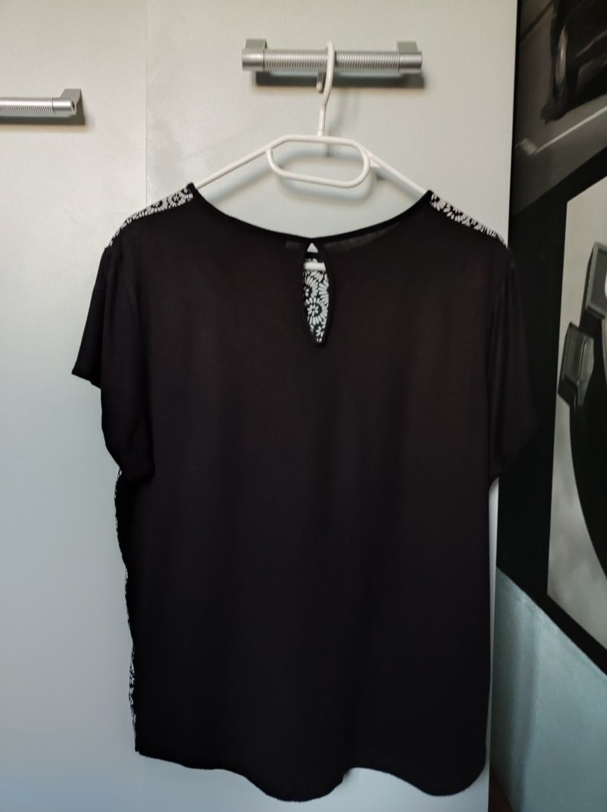 Elegancka czarna bluzeczka damska Grey Wolf XL
