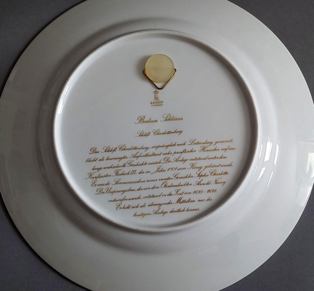 A.K.Kajzer talerz ścienny porcelanowy Kolekcjonersky.
