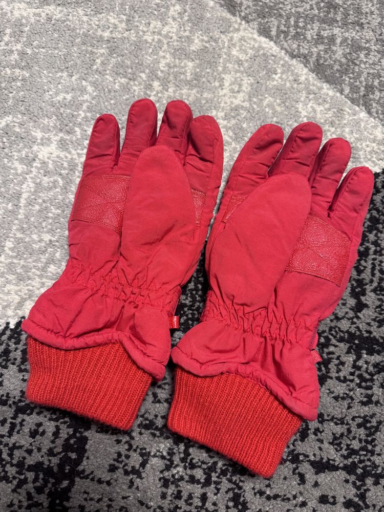 Rękawice rękawiczki czerwone narciarskie m/L zimowe