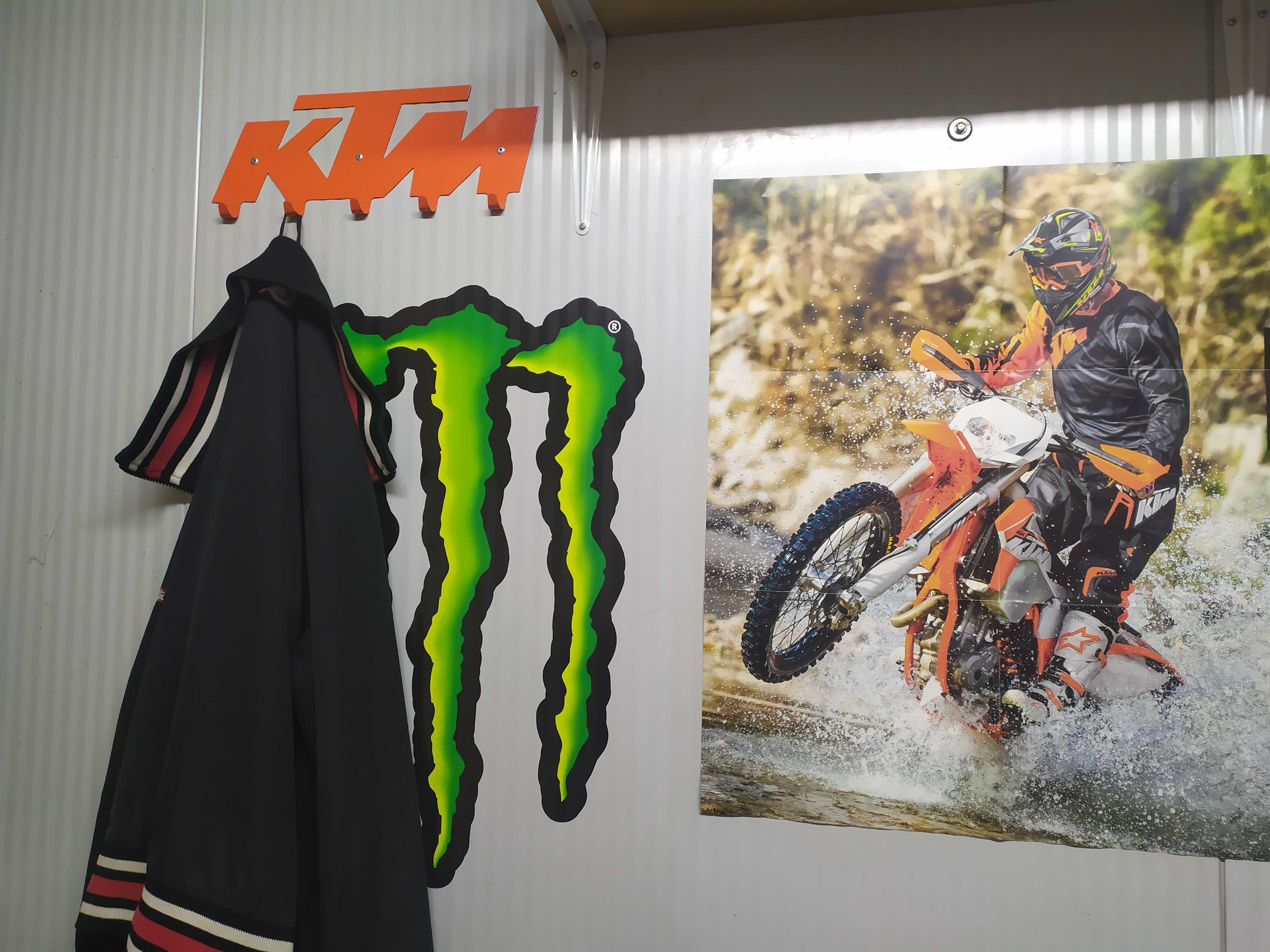 Zestaw zegar + wieszak 125 prezent ktm 250 exc sxf