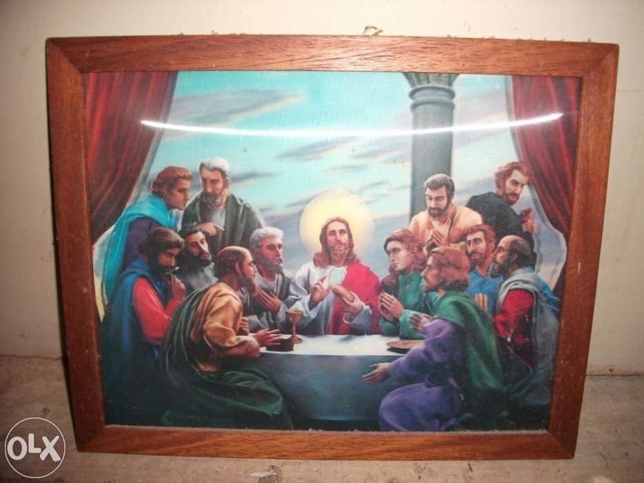 Quadro a ceia de Cristo