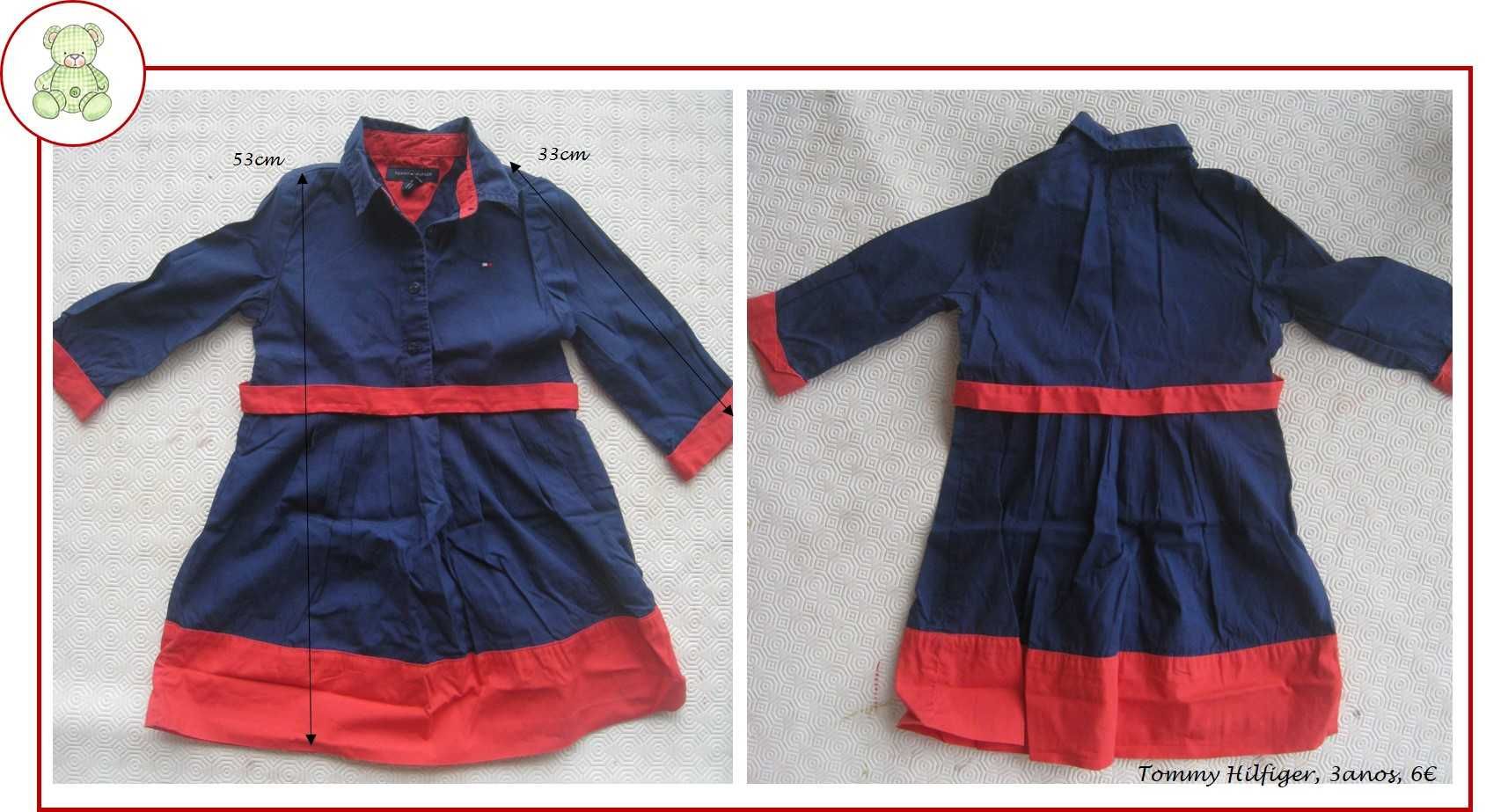 2-3Anos Menina, Outono/Inverno - vestidos, pijamas e fato de treino
