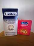 Презервативи Contex Extra Sensation 11 шт + Durex Pleasuremax 1 шт