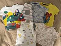 Комплект дитячих футболок на хлопчика 80-86 см