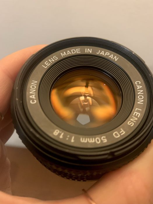 Canon FD 50mm f/1.8 (excelente estado)