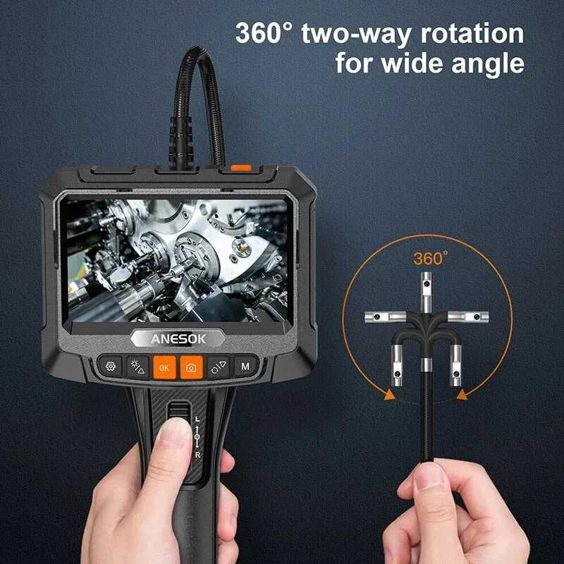 Kamera Inspekcyjna 360 Endoskop 1 kamera 6mm 2 metry