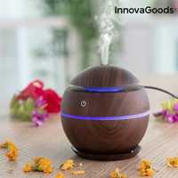 Mini Humidificador Difusor de Aromas (Dark Walnut)