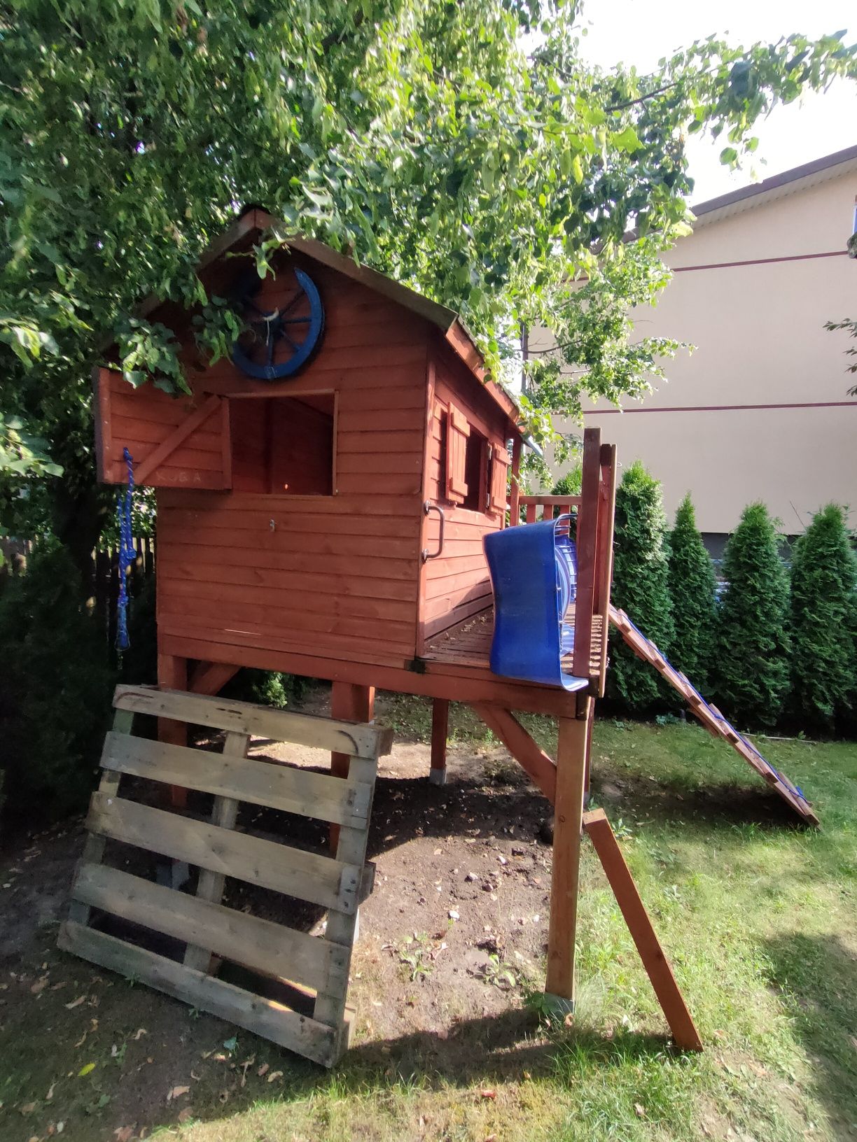Domek drewniany dla dzieci 1.8x2