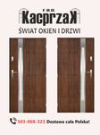 Drzwi KACPRZAK 90x200 Drzwi Zewnętrzne Sonata Orzech