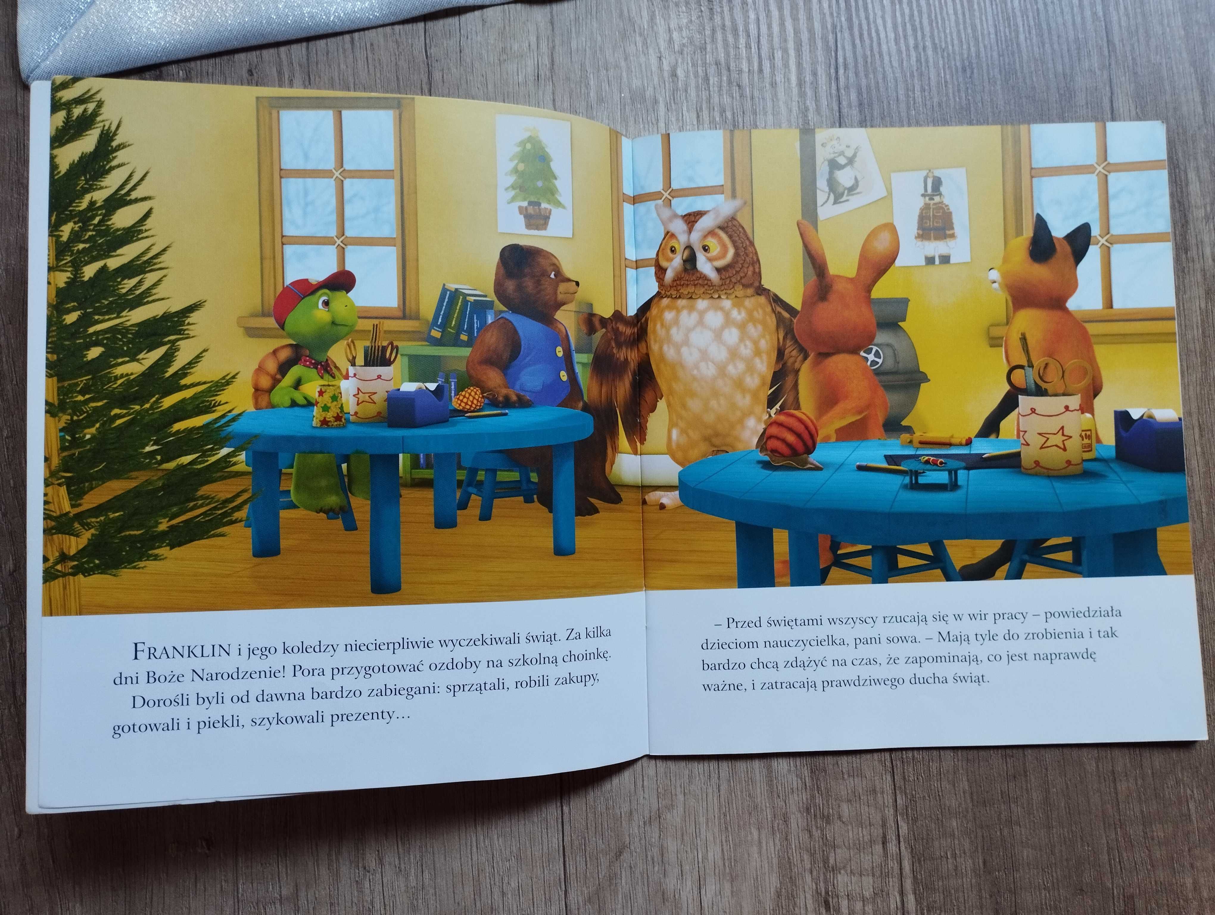 Franklin przygotowuje święta książka Boże Narodzenie