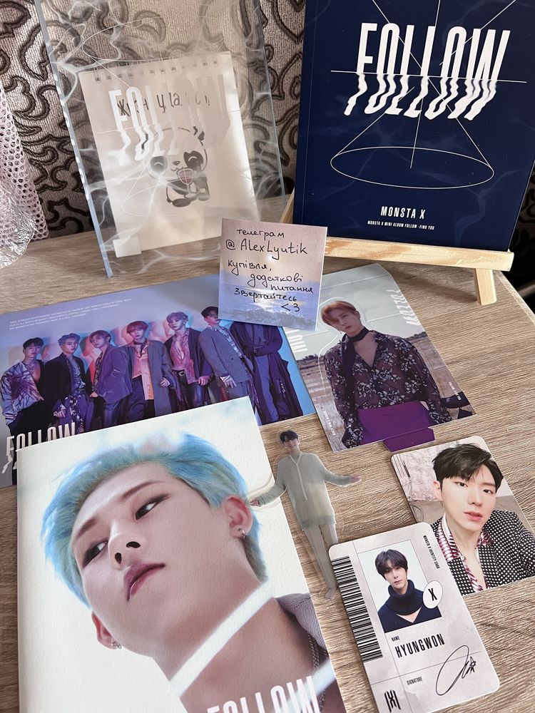 Продаж kpop альбомів різні групи MONSTA X WAYV SUPERM