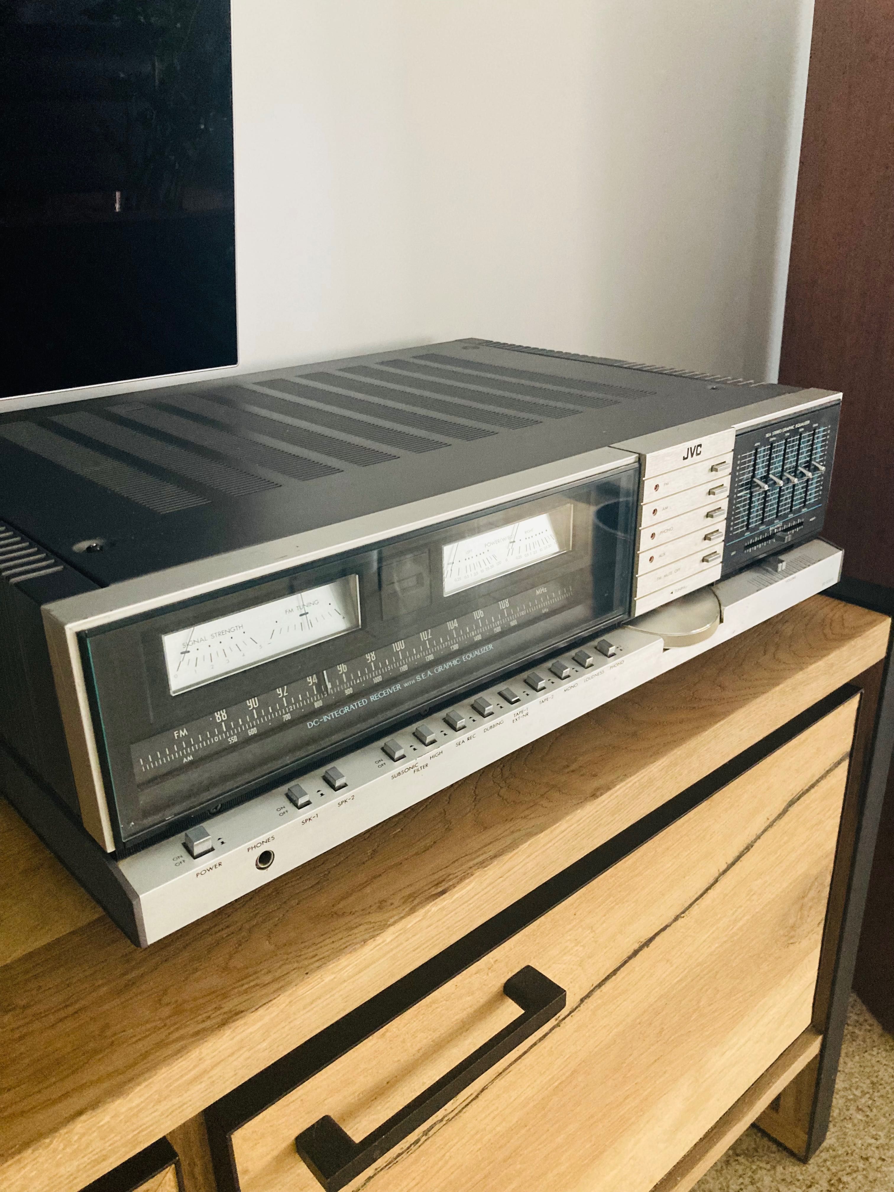 Amplituner JVC JR-S501 , najwyższy model, MONSTER