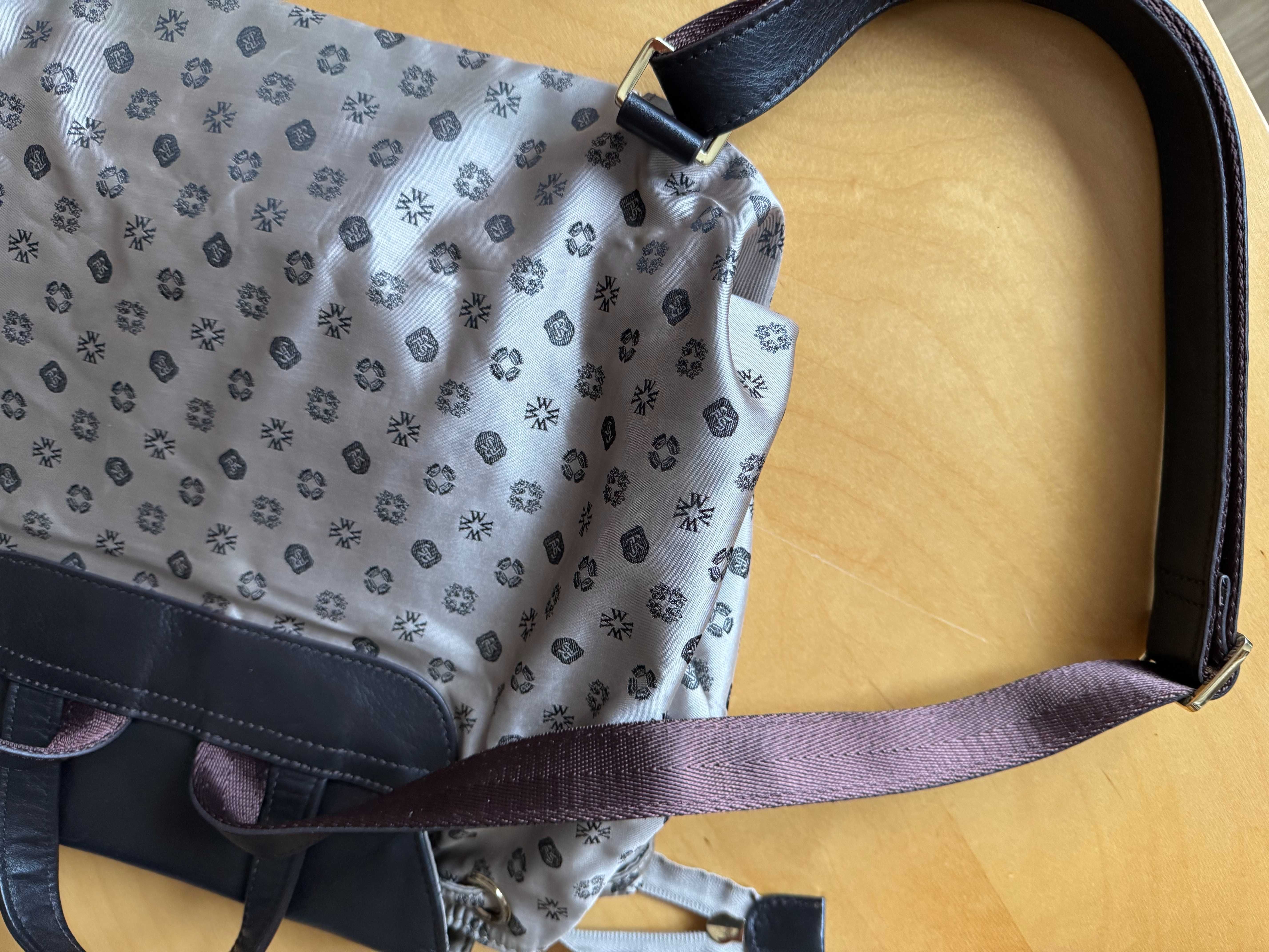 Plecak firmy Wittchen żakardowy z monogramem