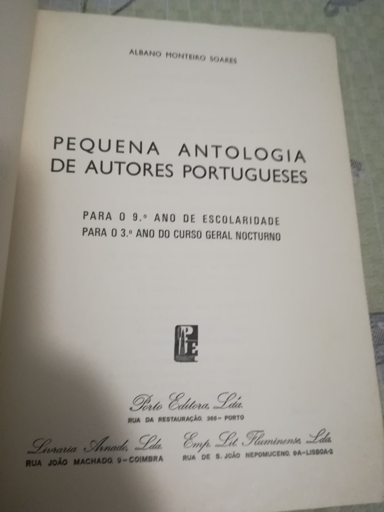 Pequena Antologia de Autores Portugueses (1978)