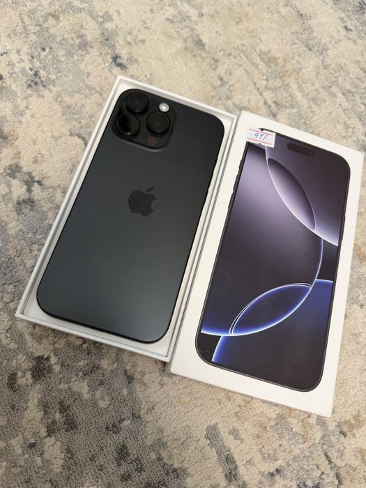 iPhone 16 Pro Max 256GB (Black Titanium)