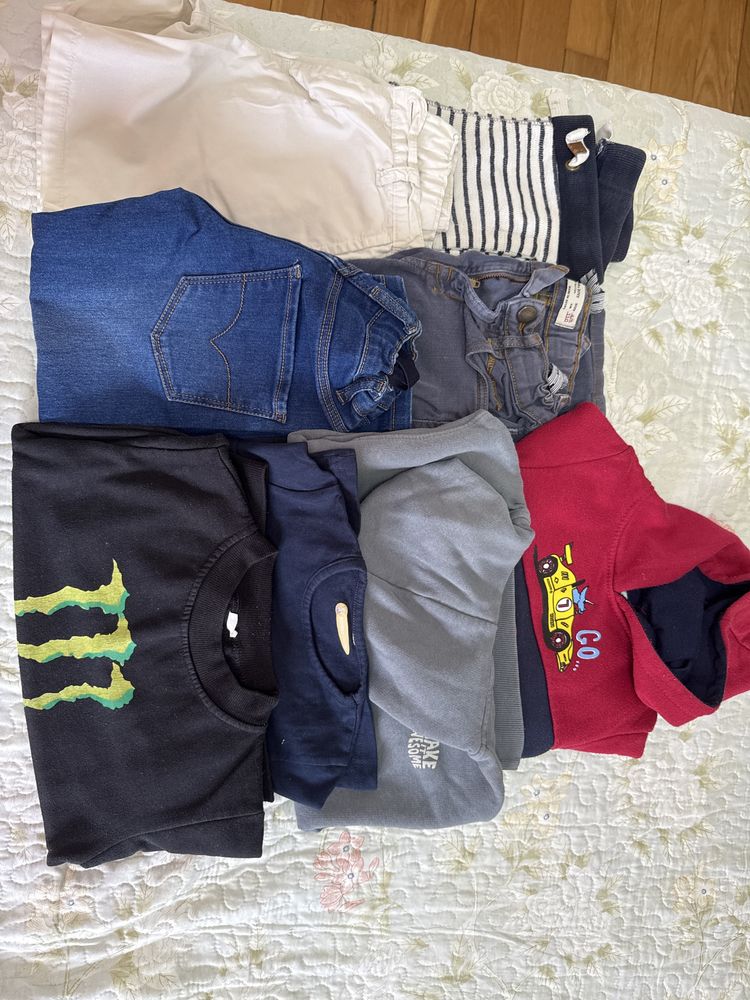 Lote roupa menino 4/5 anos