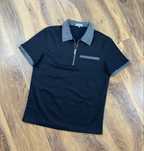 Чоловіче поло Arne 1/3 Zip Old Money -Розмір М