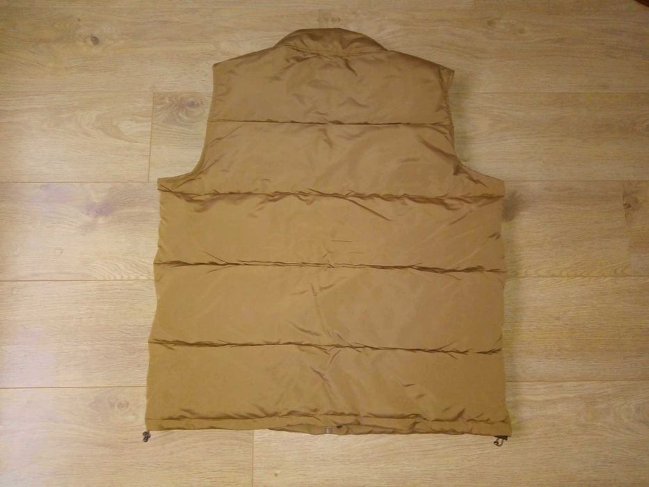 Pikowana kamizelka męska Cropp musztardowy brązowy ciepły rozmiar L