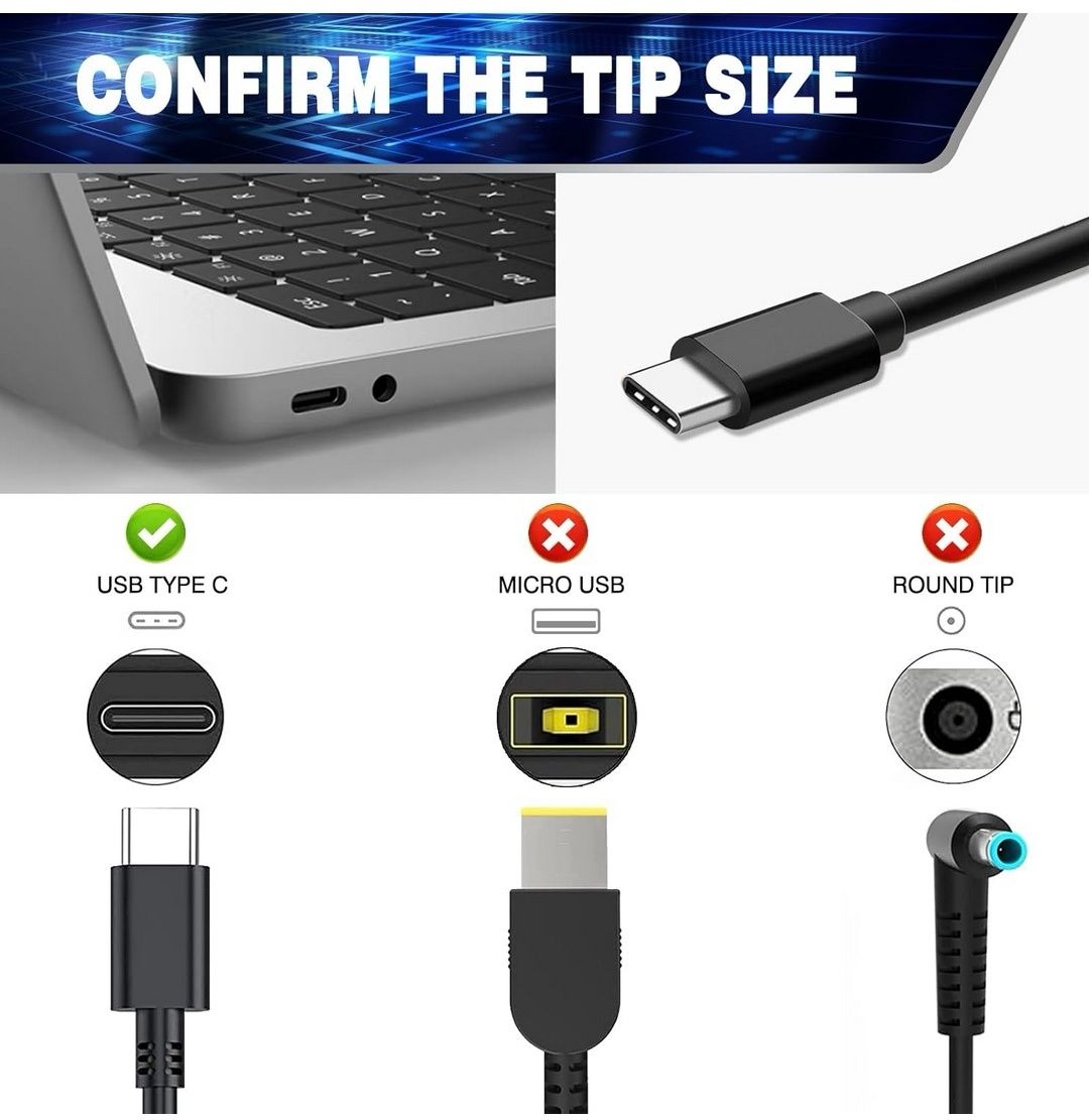 Ładowarka USB C 65W do Dell Latitude
