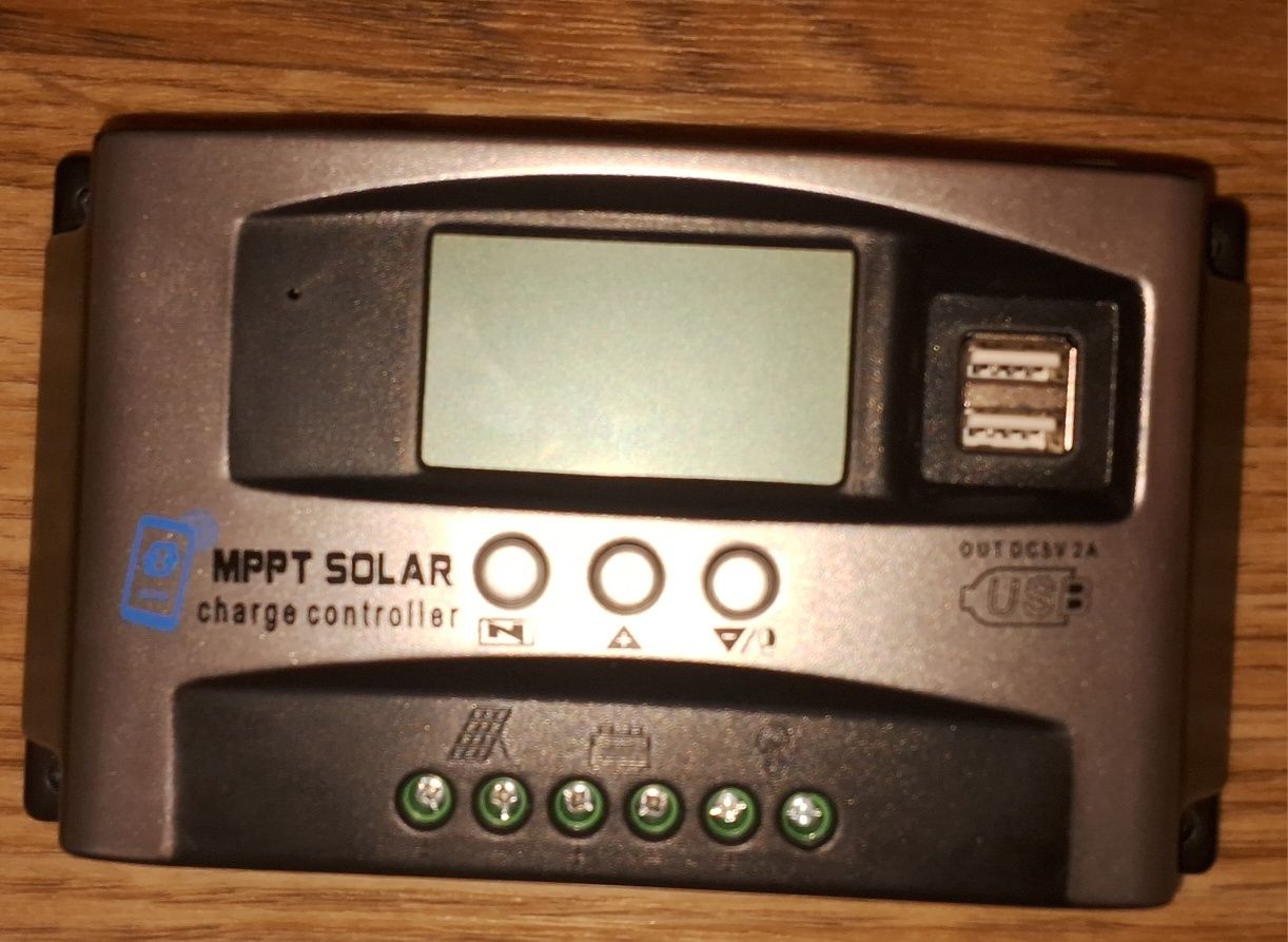 Mppt сонячний контролер неробочий Bluetooth 12В/24B/36В/48B/60в 20A PV