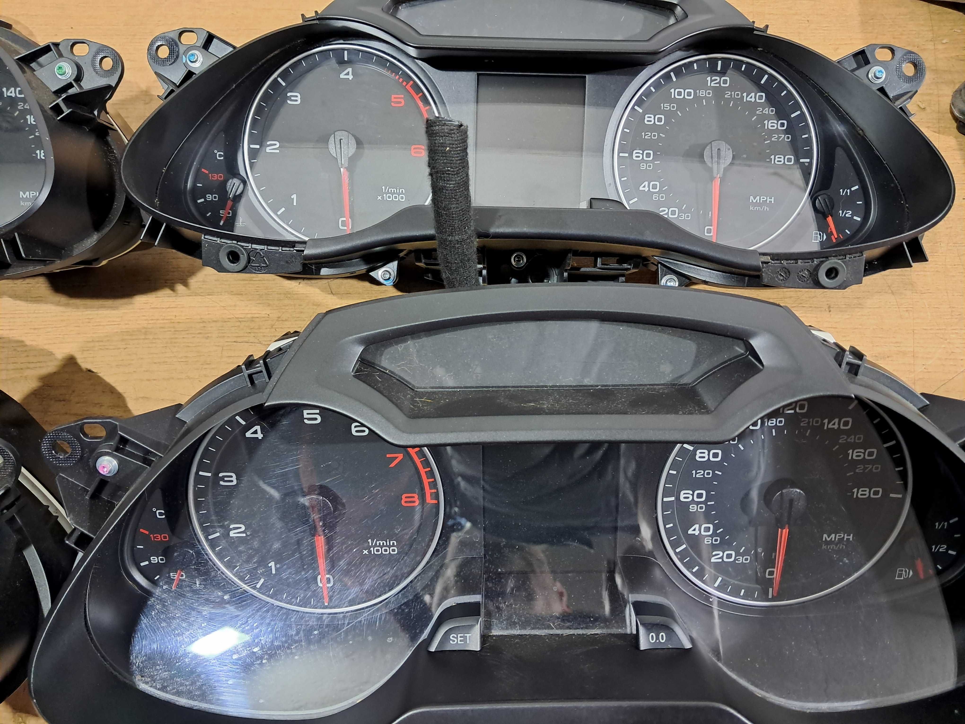AUDI A4 B8 zegar zegary licznik 1.8 2.0 3.0 TDI TFSI ANGLIK