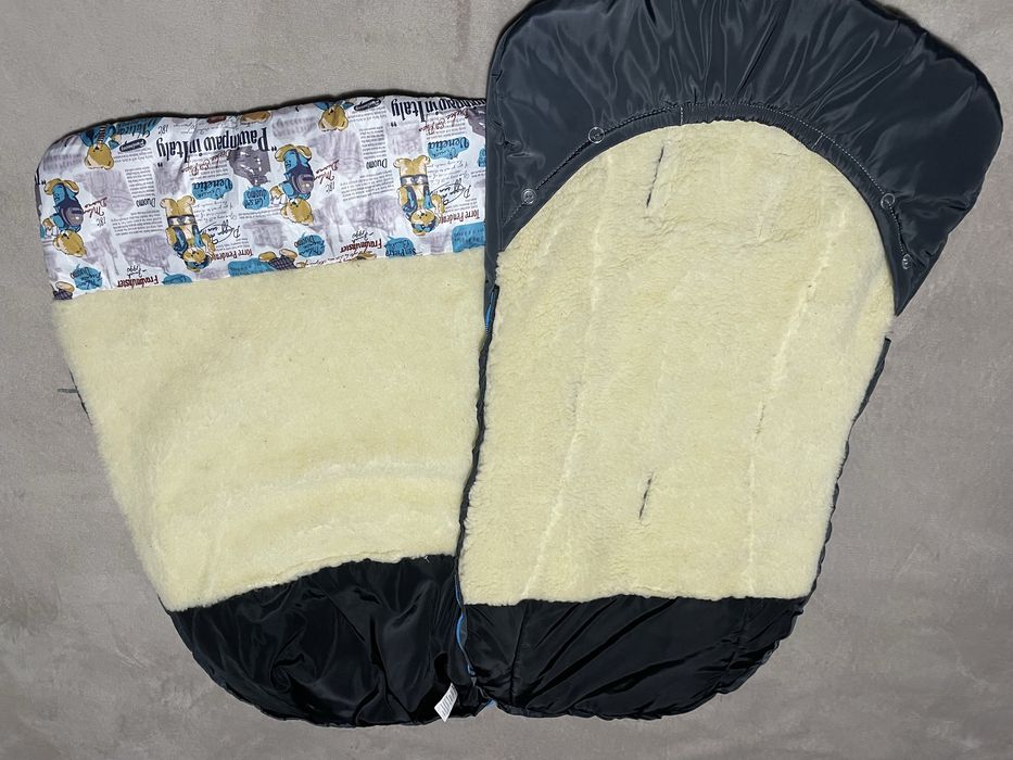 Продам детский зимний спальник для коляски