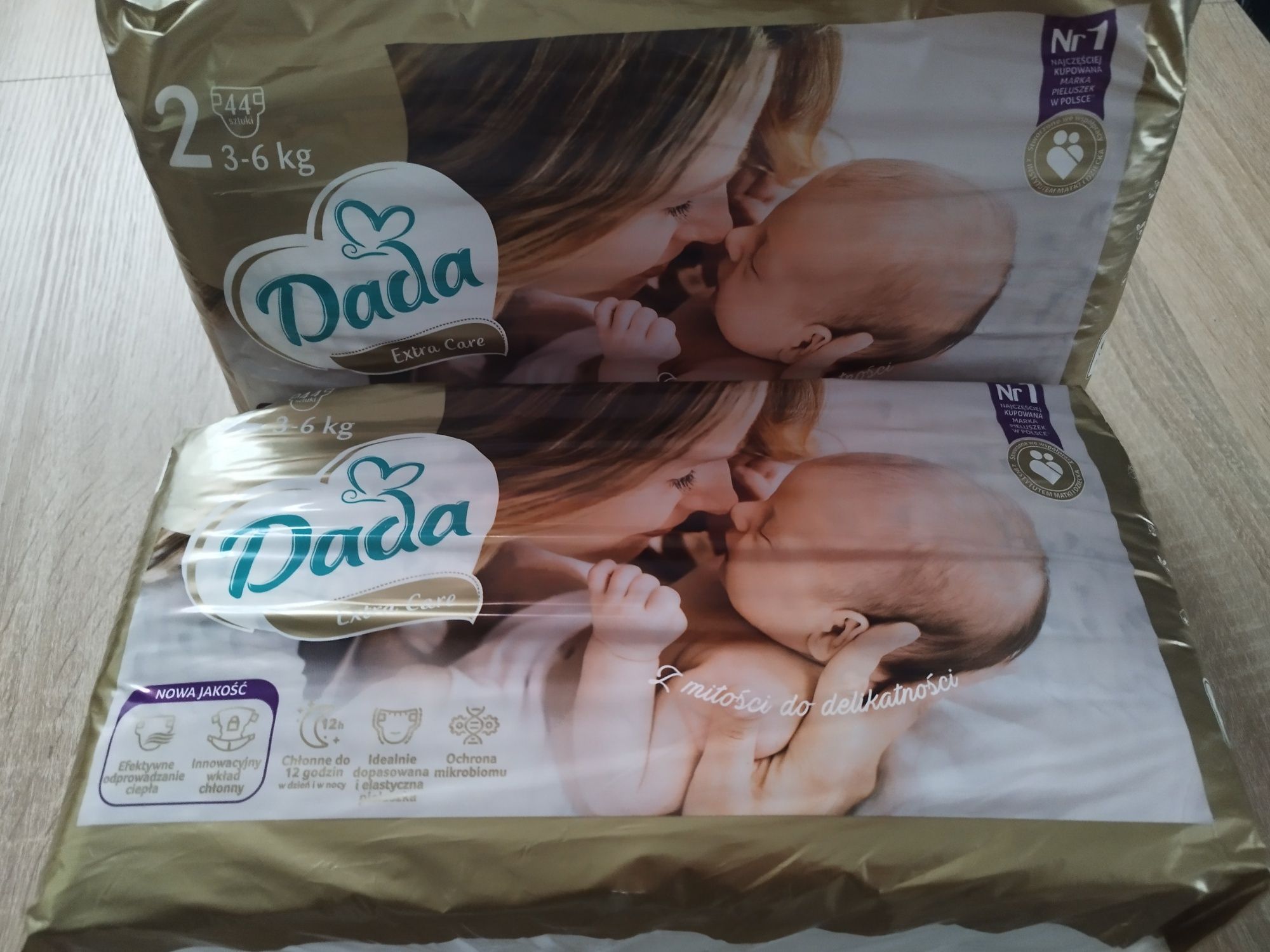 Pampersy 2(Dada złote)/3 (pampers active baby/premium care)