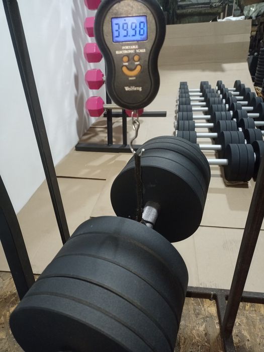 Гантели наборные металлические покрашенные гантели