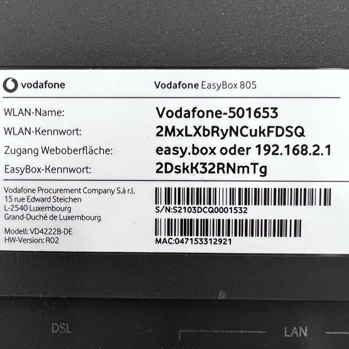 Router Vodafone EasyBox 805