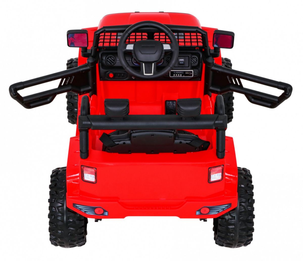 Autko Jeep Dark Night na akumulator Czerwony