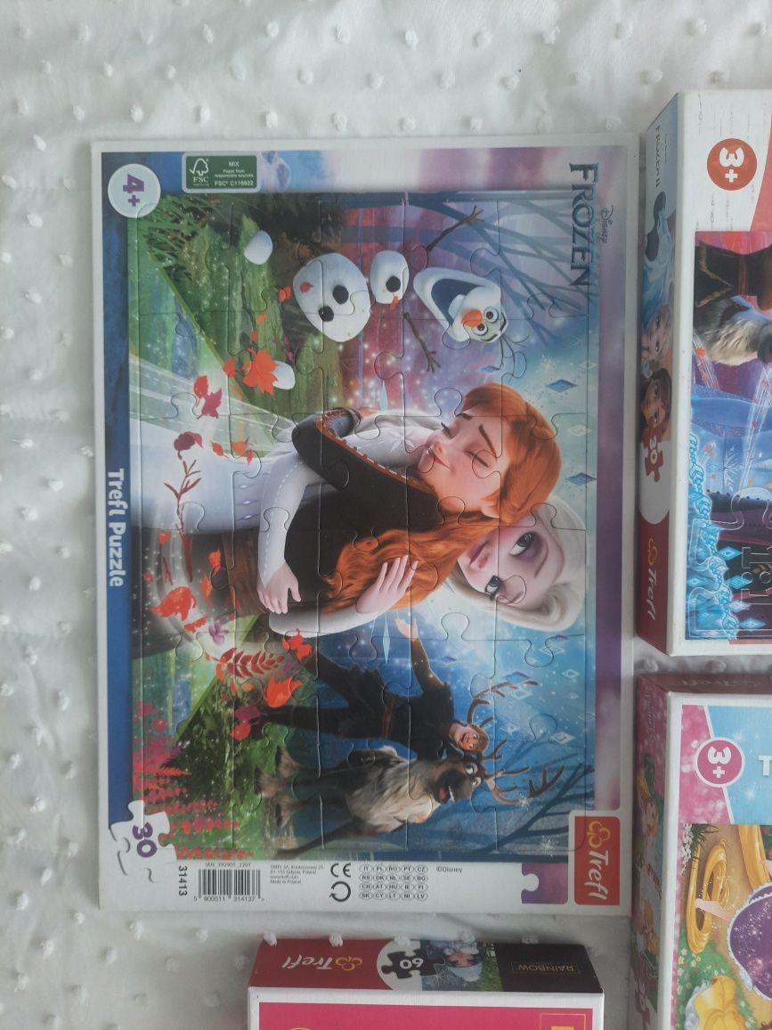 Puzzle Kraina Lodu Koci Domek Gabi Disney