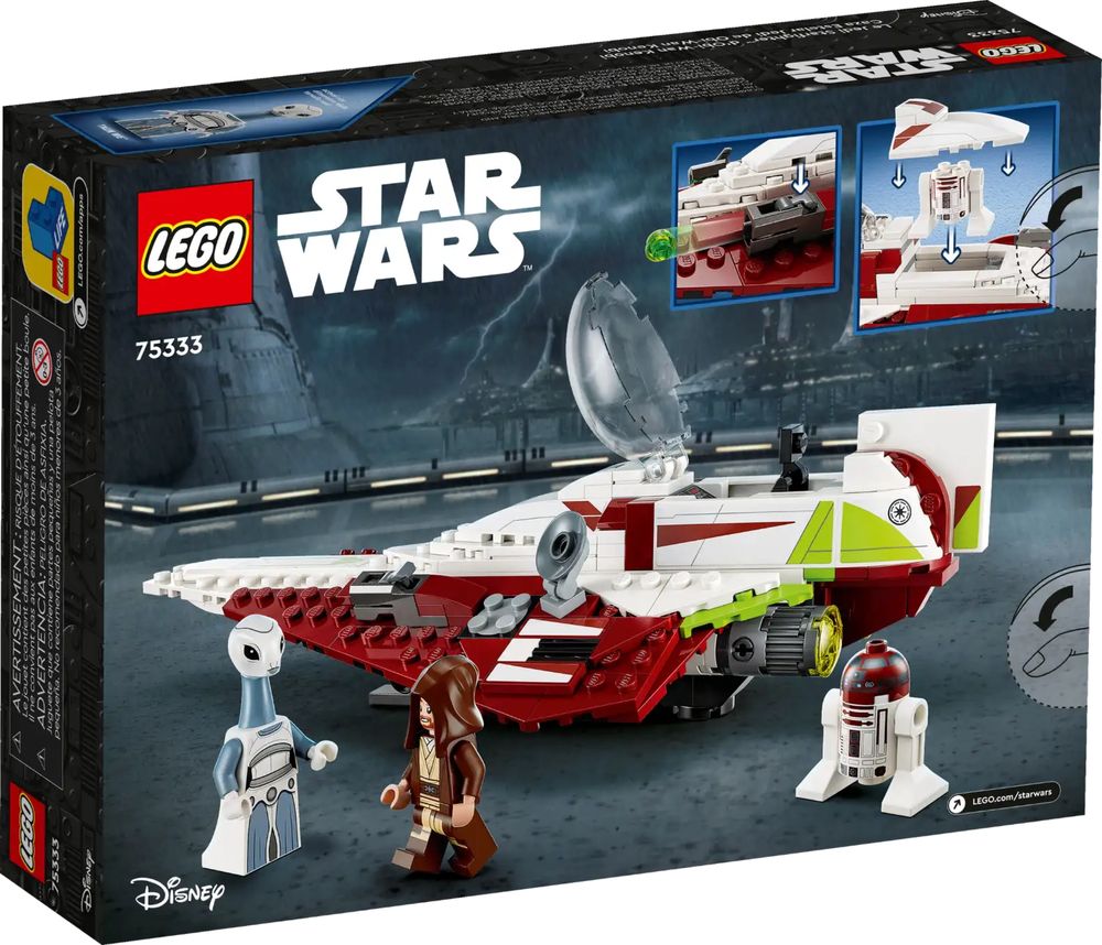 Lego Star Wars 75333 Myśliwiec Jedi Obi-Wana.