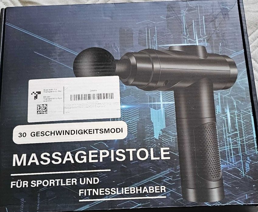 Masażer Pistolet do masażu mięśni z wyświetlaczem LCD – 30 poziomów