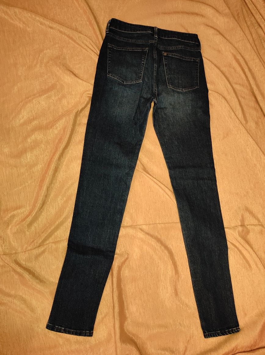 Spodnie jeansy H&M Skinny & Denim W29L32 pas 70cm