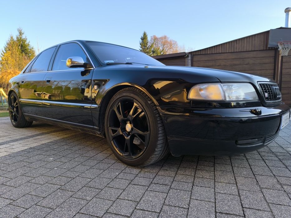 Audi S8 D2 1997r 340km Felgi 19 ABT jasna skóra Gwint wydech Fox