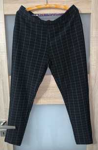 Damskie spodnie w kratę roz xl 42 materiałowe