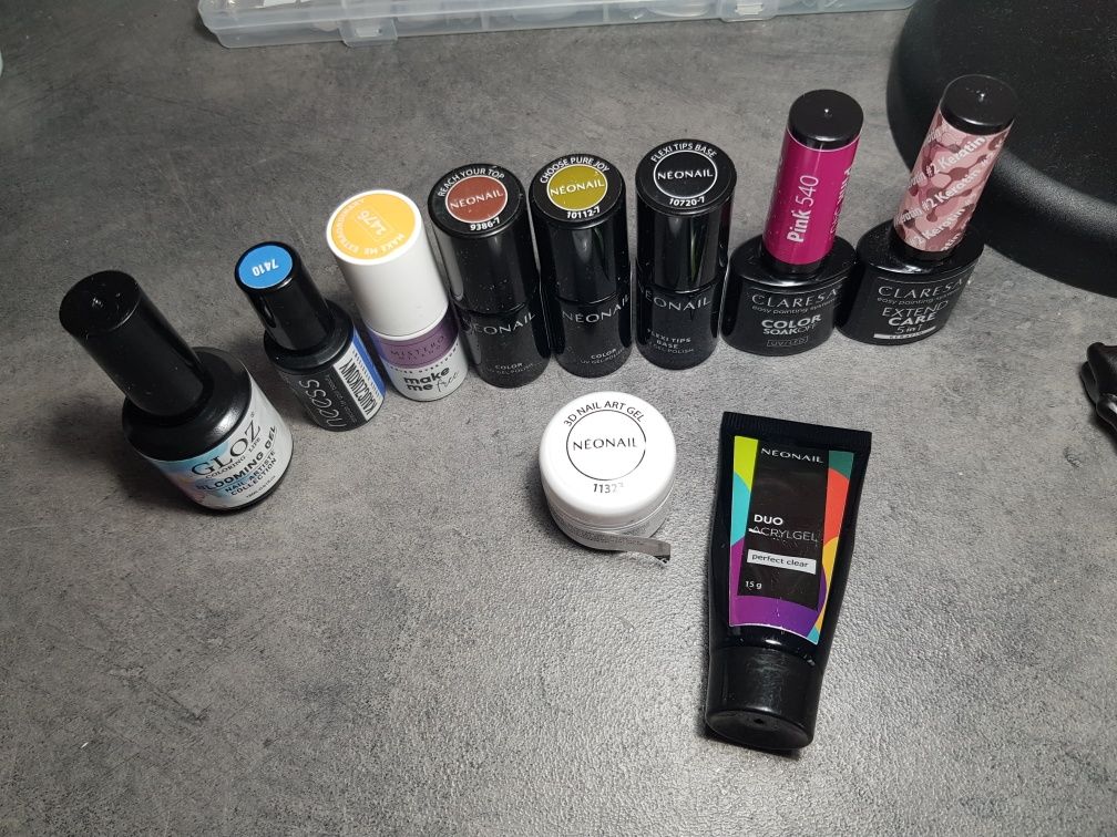 Zestaw do malowania tipsów manicure hybrydowego