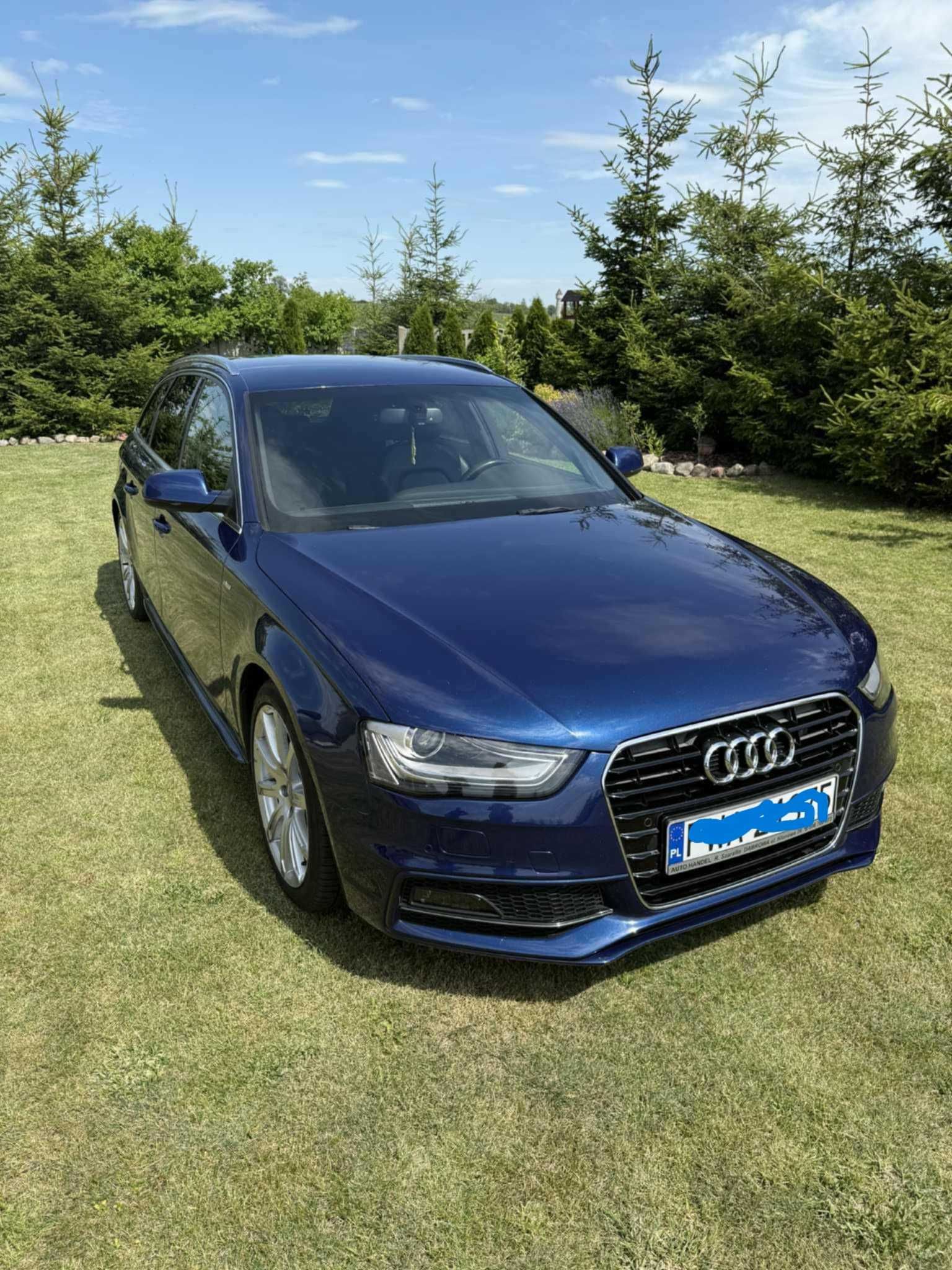 Audi A4 Avant, 2.0 TDI, SKÓRY, 3 x s-line, Użytkowany prywatnie