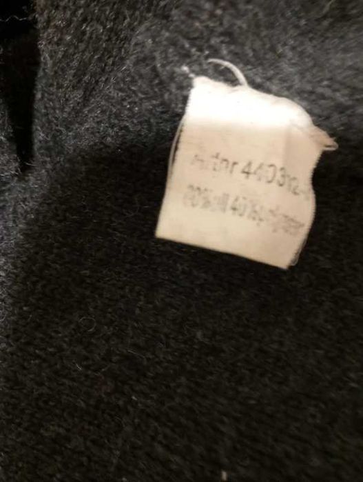 Kingsmen Rozpinany pod szyją męski sweter wełniany rozm.M